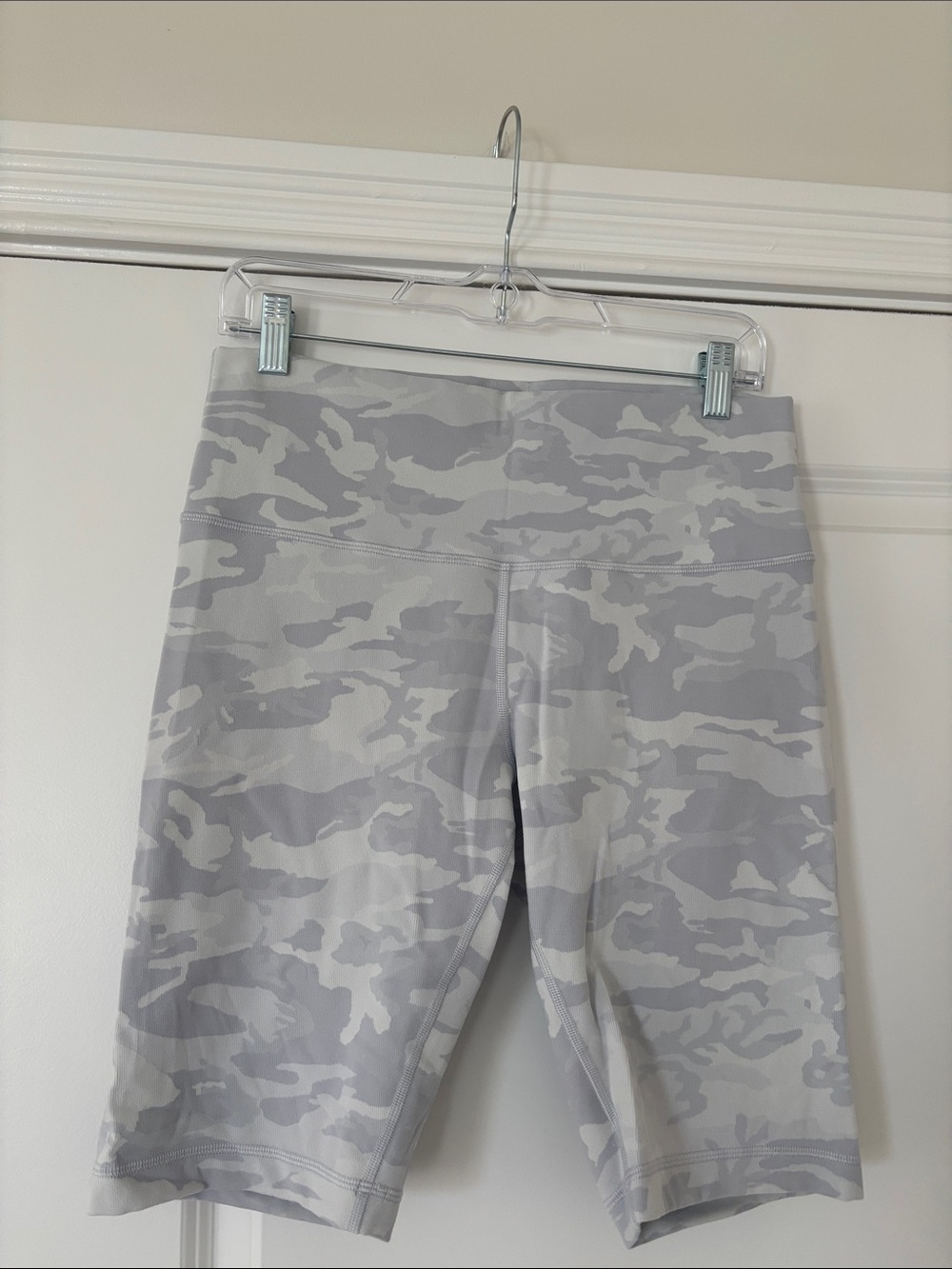 lululemon athletica Light Gray Camo Athletic Shorts